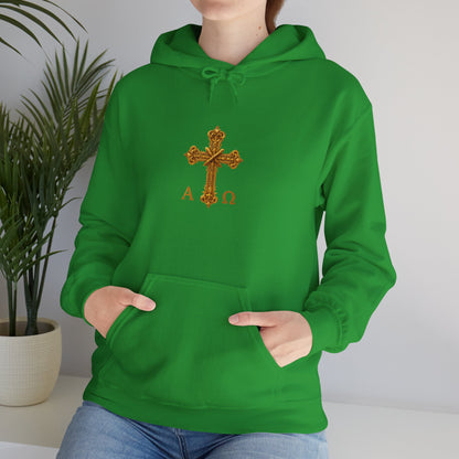 “Soon” Cross Women’s Hoodie – Back Print Christian Declaration
