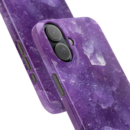Amethyst Crystal Finish iPhone Snap Case