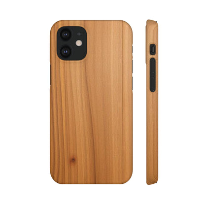 Natural Wood Grain iPhone Snap Case