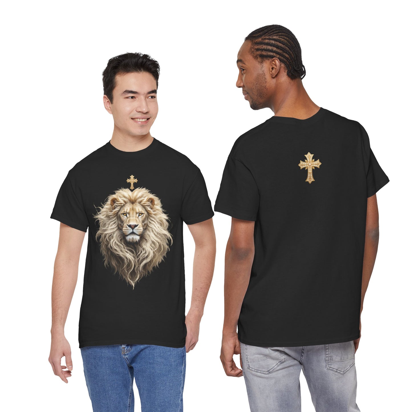 Christ the King (Lion of Judah) — Men's Christian T-Shirt