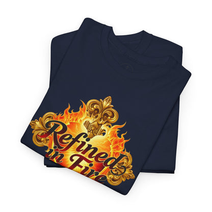 Refined in Fire — Men's Ornate Christian T-Shirt