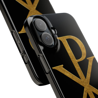 Black Chi Rho Snap Case for iPhone – The Way, Truth & Life