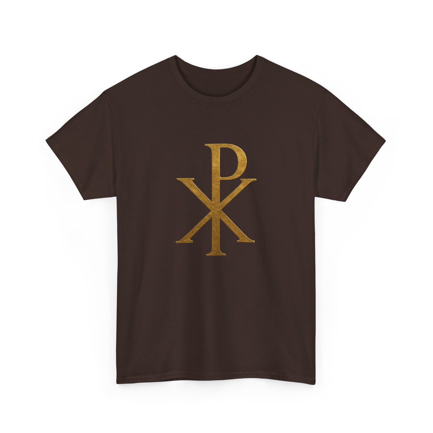 Chi Rho (Gold) - Men's Christian T-Shirt
