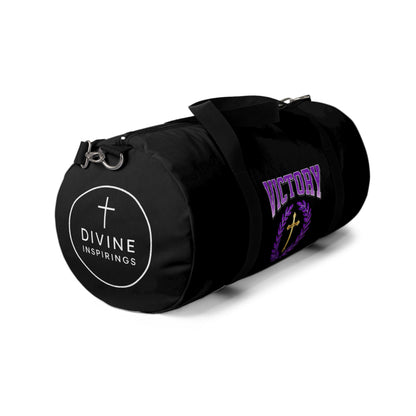 Victory in Every Step in Black – Duffel Bag