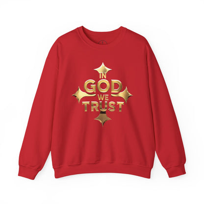 In God We Trust (Gold) - Men’s Christian Sweatshirt