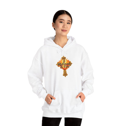 Refined by Fire - Women's Ornate Christian Hoodie