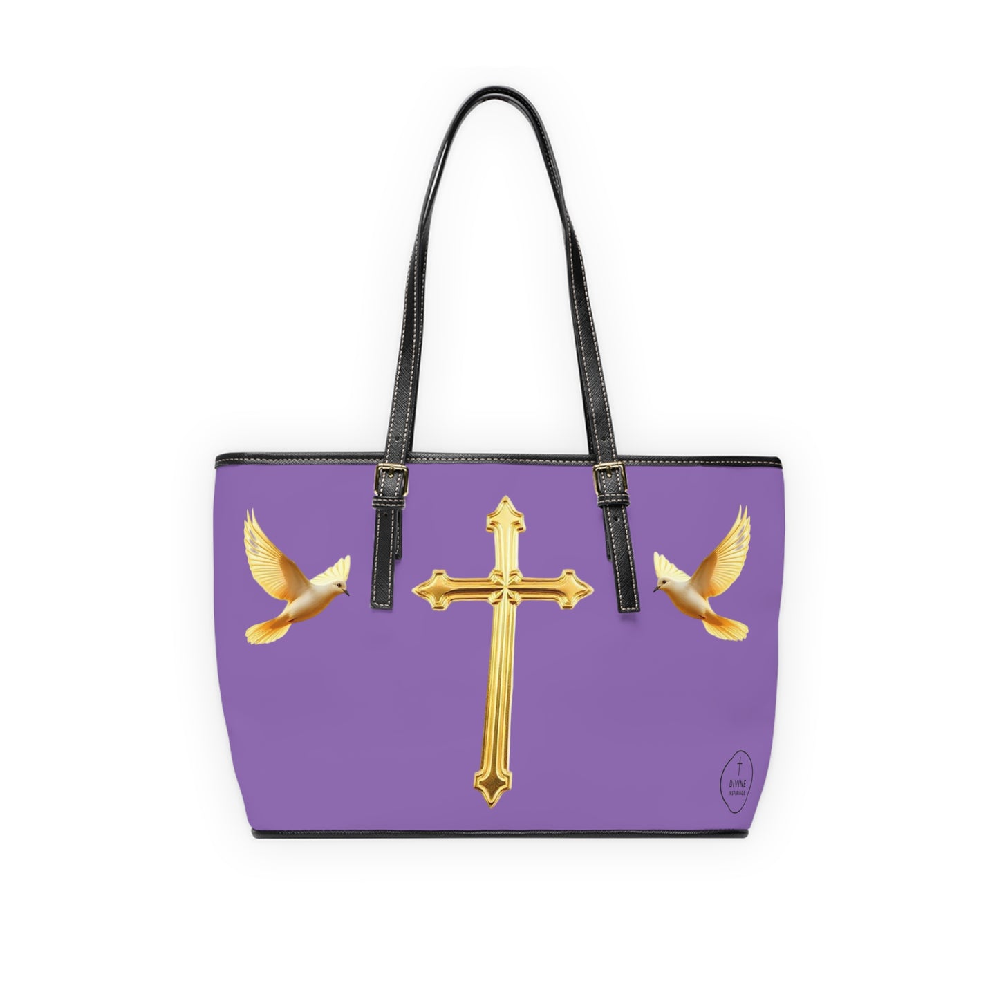Faith, Peace, and Renewal Shoulder Bag in Mauve