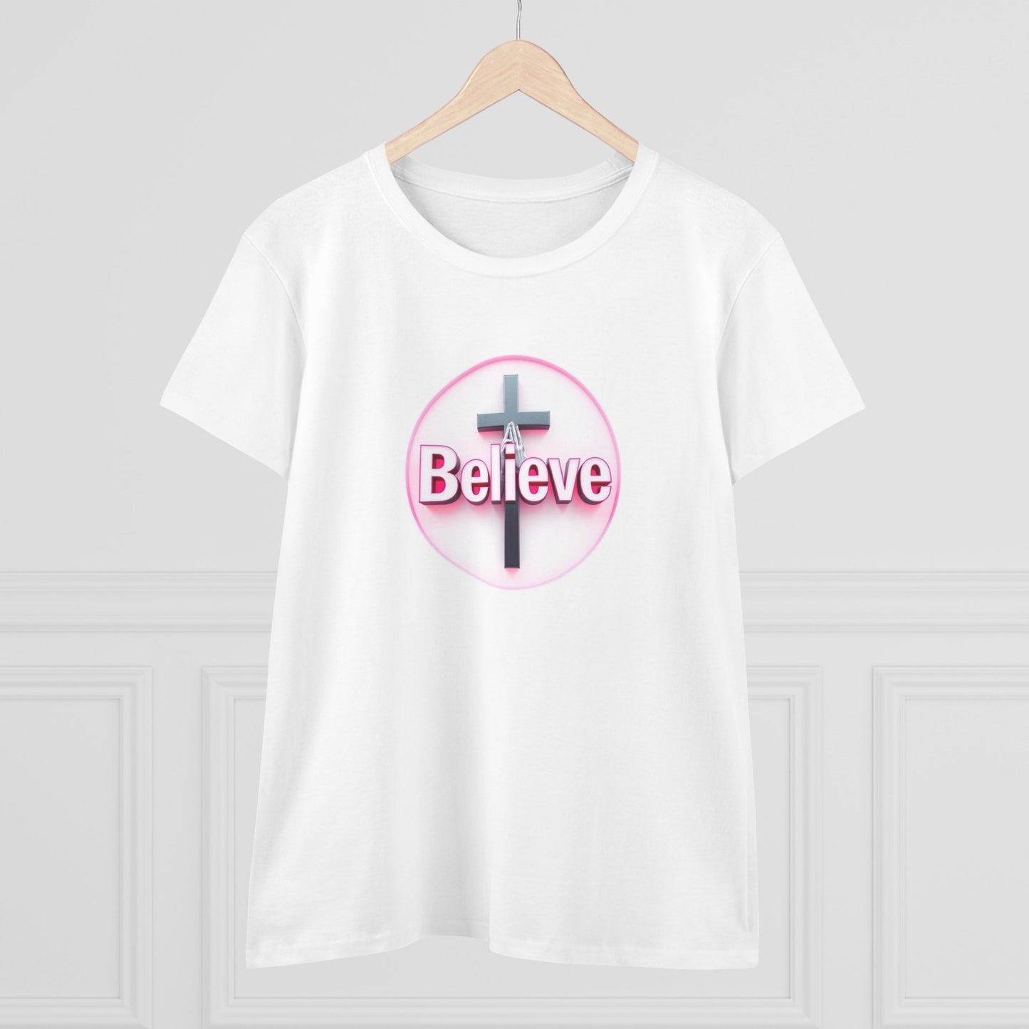 Believe | Women’s Christian T-Shirt with John 11:40