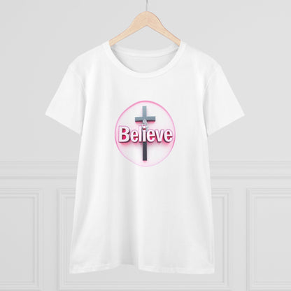 Believe | Women’s Christian T-Shirt with John 11:40