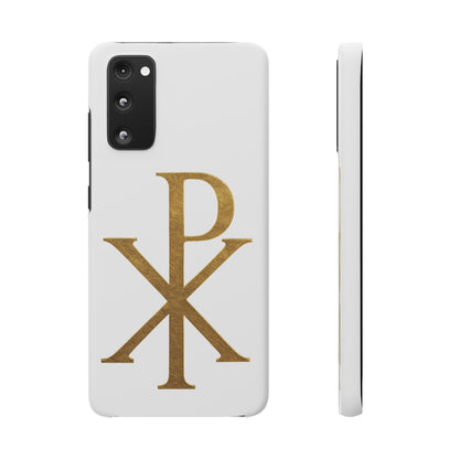 White Chi Rho Snap Case for Samsung – Guiding Light