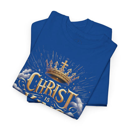 Christ is King Crowned - Men's Christian T-Shirt