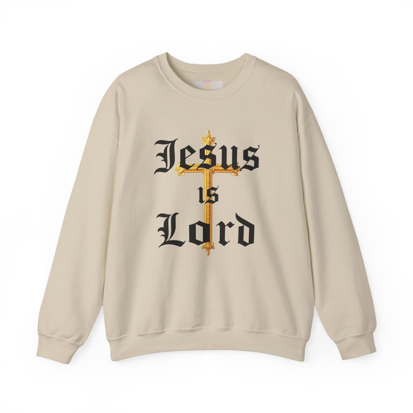 Men’s “Jesus is Lord” Christian Sweatshirt – Bold Faith Statement Pullover