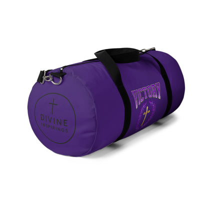 Victory in Every Step in Purple – Duffel Bag
