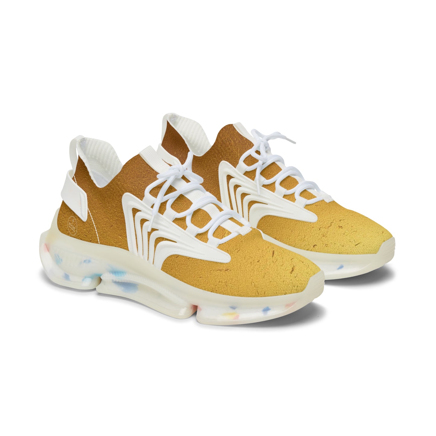 Women’s Molten Gold Sneakers – Shine with Strength