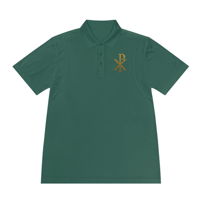 Men’s Chi Rho Polo Shirt – Faith & Heritage in Everyday Wear