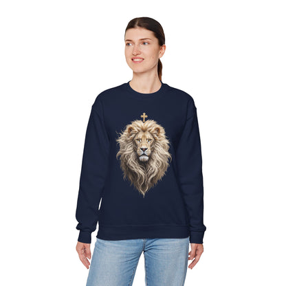 Christ is King (Lion of Judah) - Women's Christian Sweatshirt