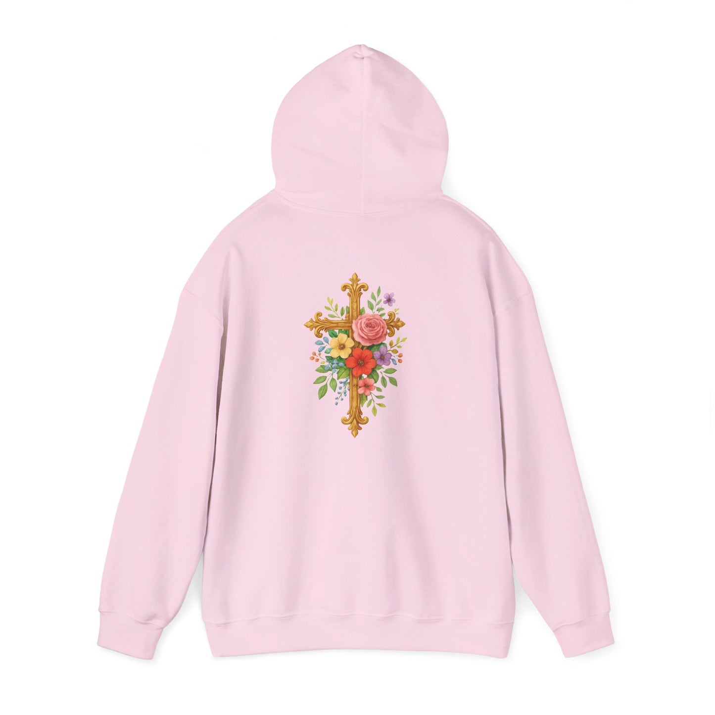 Floral Cross Women’s Christian Hoodie