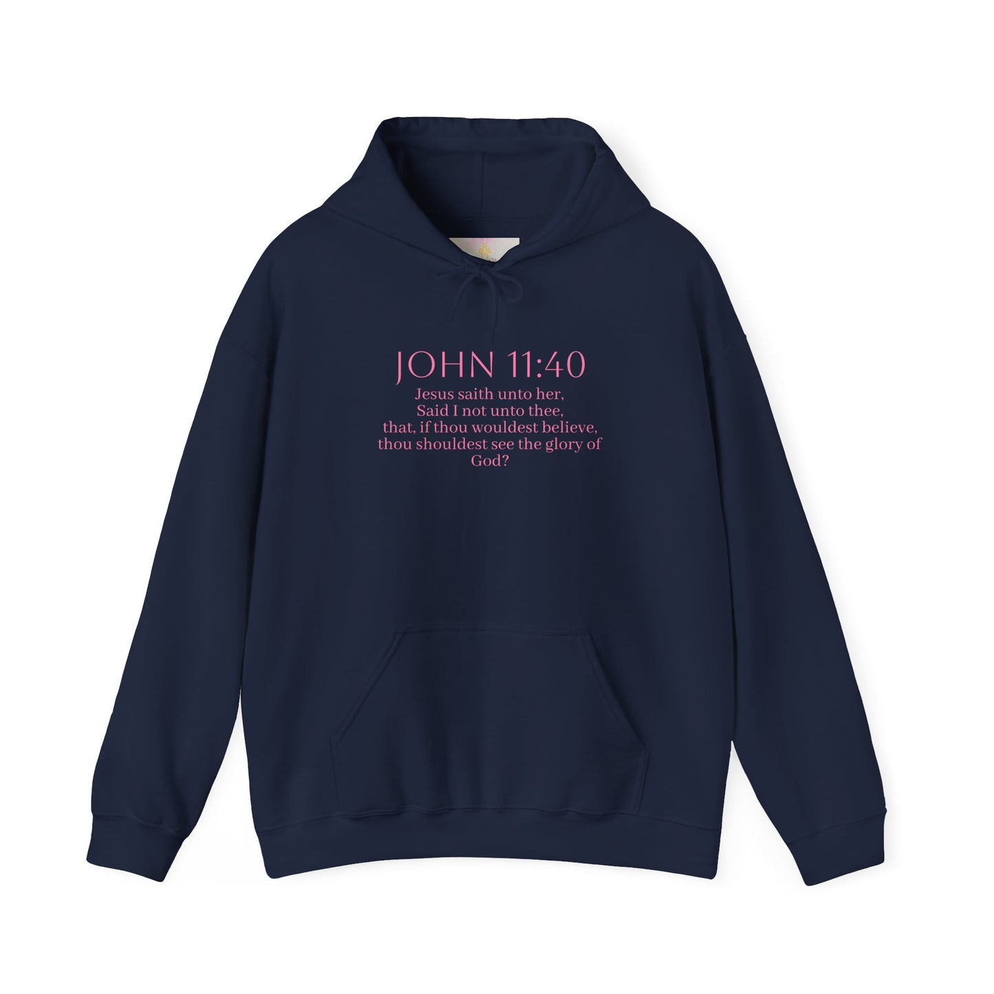 Believe | Women’s Christian Hoodie with John 11:40