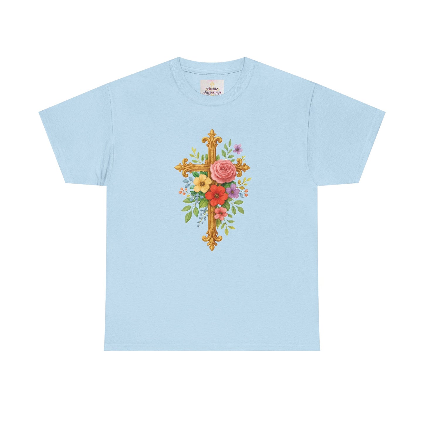Floral Cross Tee - Women's Christian Apparel