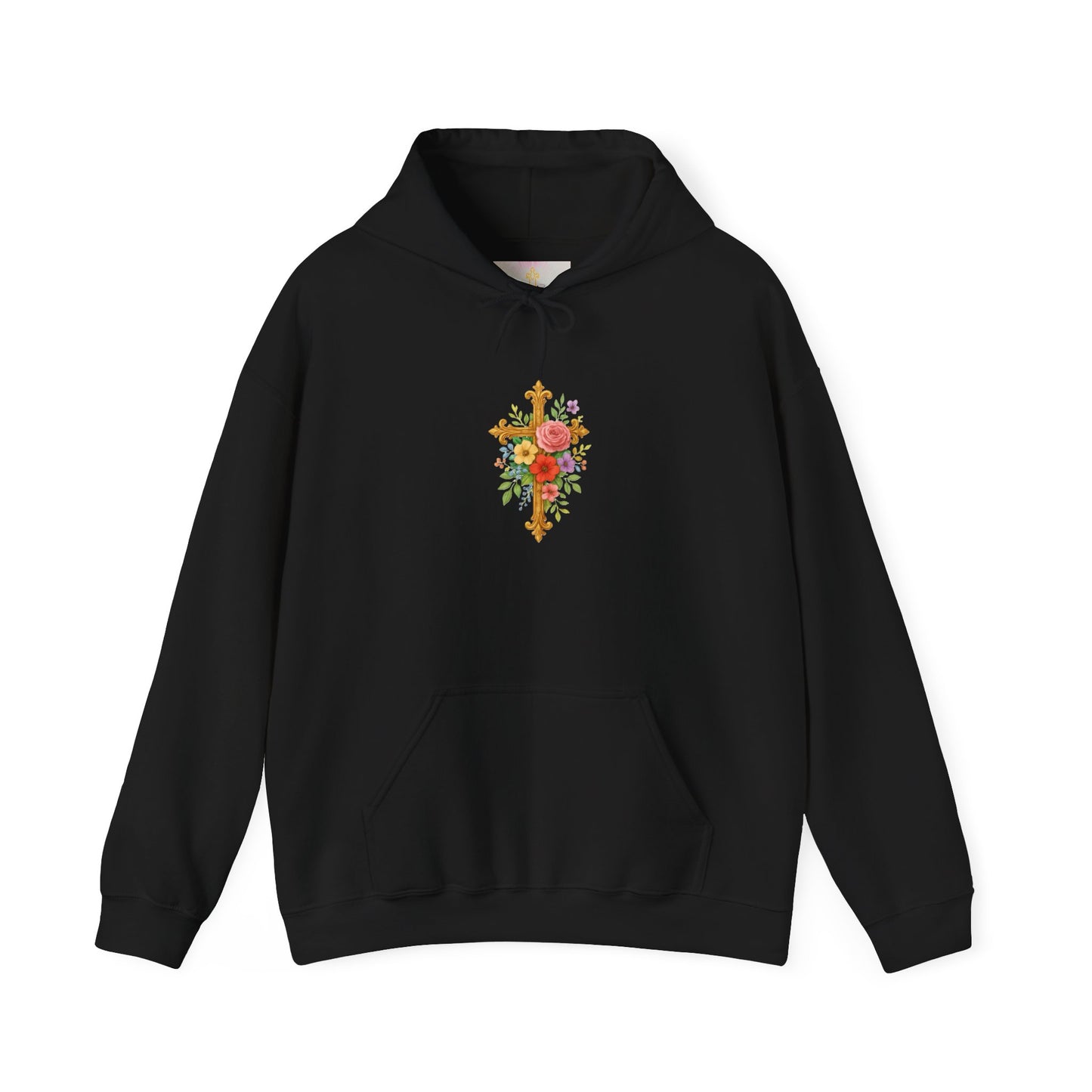 Floral Cross Women’s Christian Hoodie
