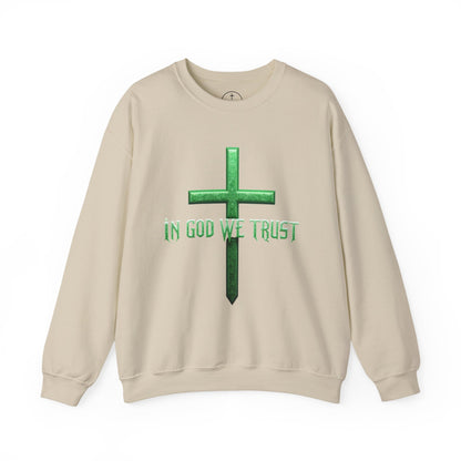 In God We Trust (Matrix)– Women’s Christian Sweatshirt
