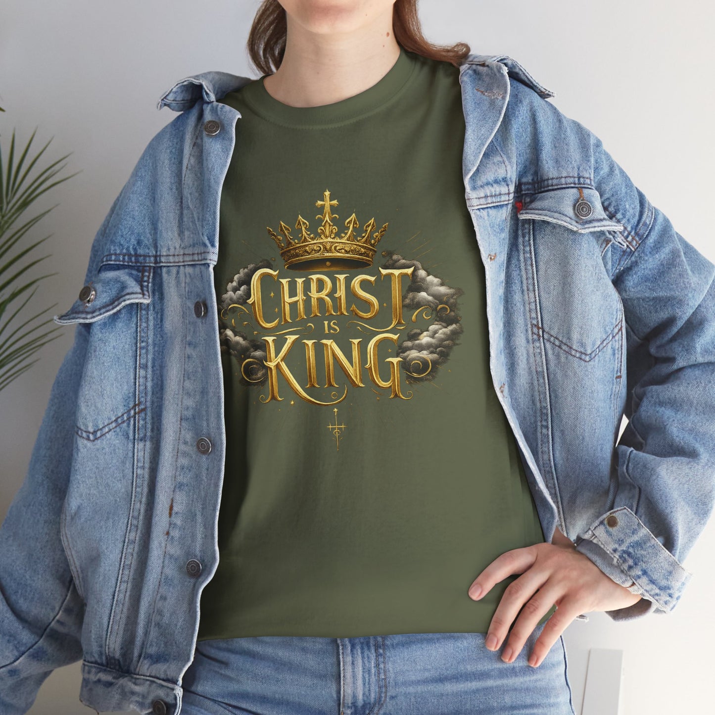 Christ is King Crowned - Women's Christian T-Shirt