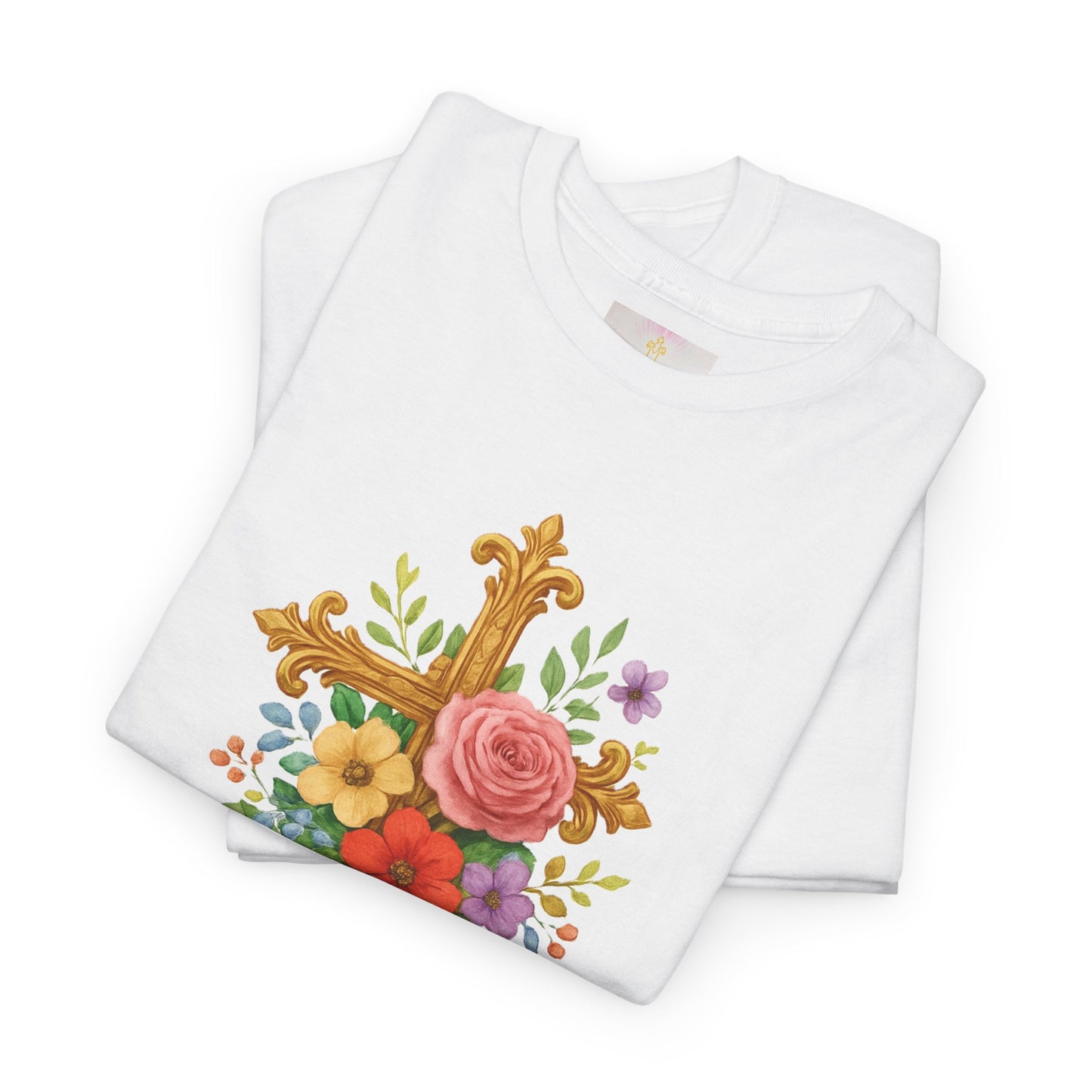 Floral Cross Tee - Women's Christian Apparel