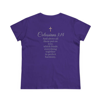 Put On Love Women’s T-Shirt – Grace in Every Thread