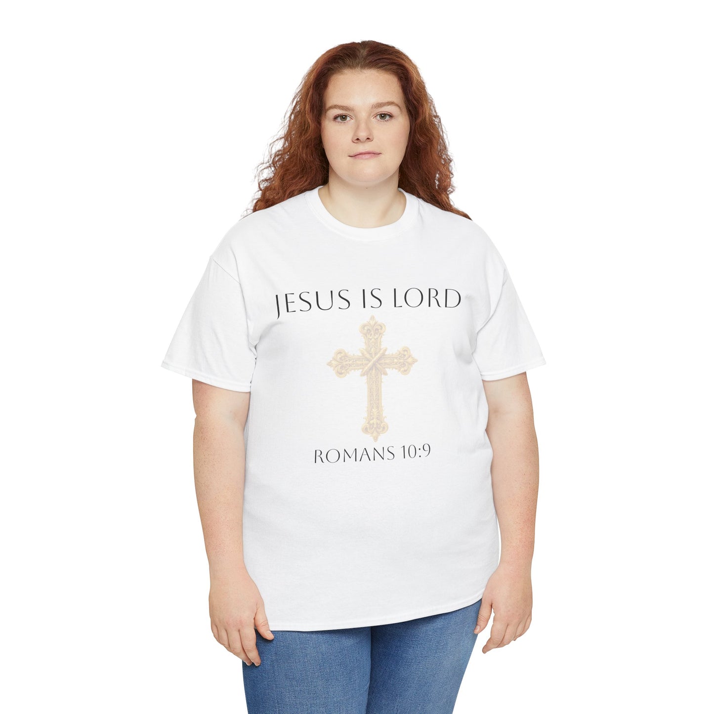 Jesus is Lord - Christian Women's Tee (Black Lettering)