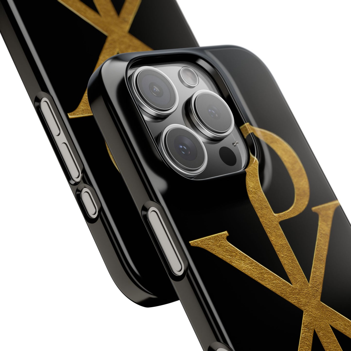 Black Chi Rho Snap Case for iPhone – The Way, Truth & Life