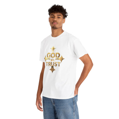 In God We Trust (Gold)- Men's Christian T-Shirt