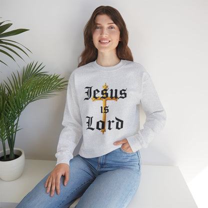 Women’s “Jesus is Lord” Christian Sweatshirt – Faith Statement Pullover