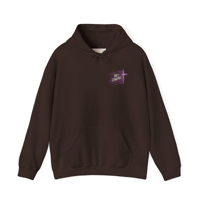 He's Coming – Women’s Christian Hoodie with Cross