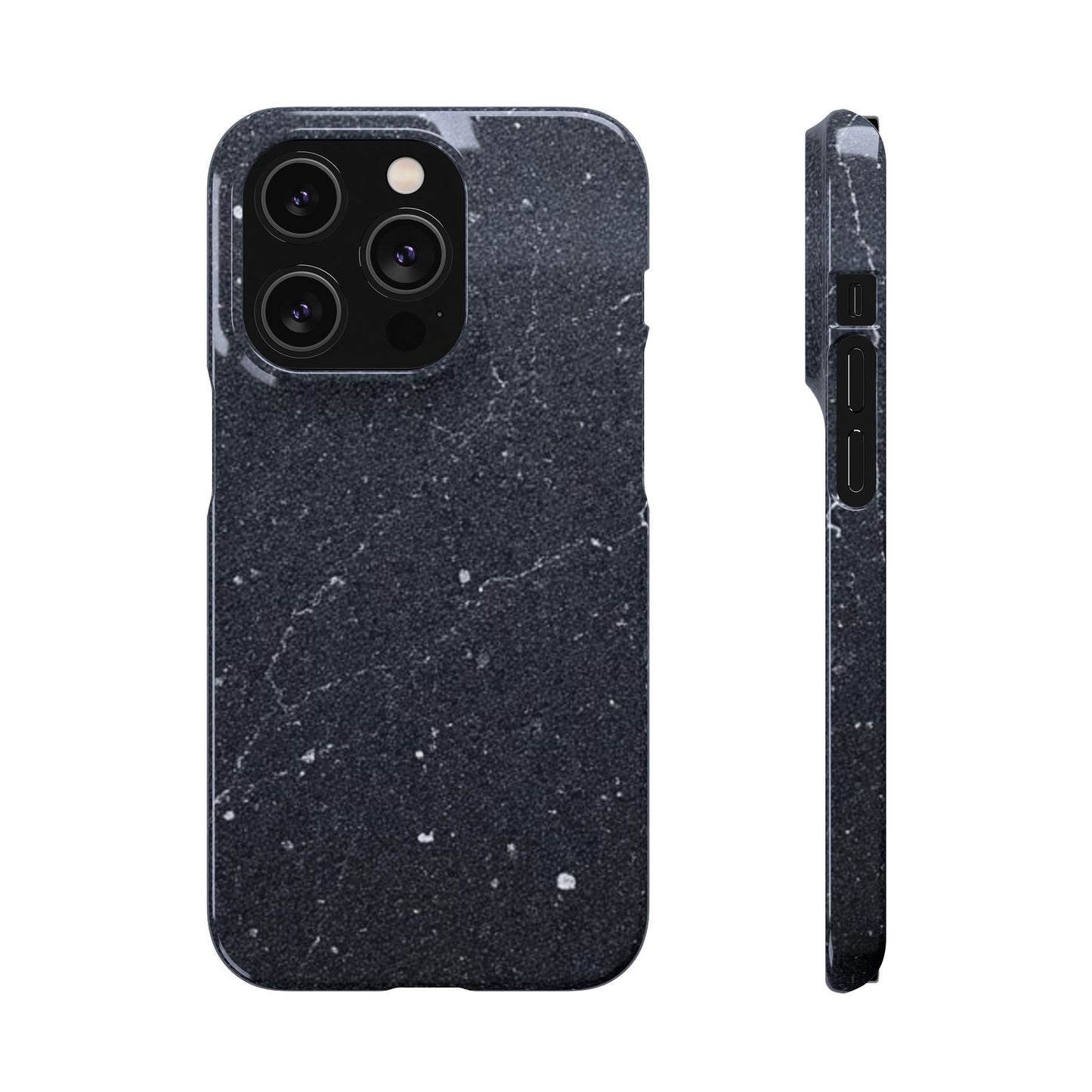 Dark Granite Finish iPhone Snap Case