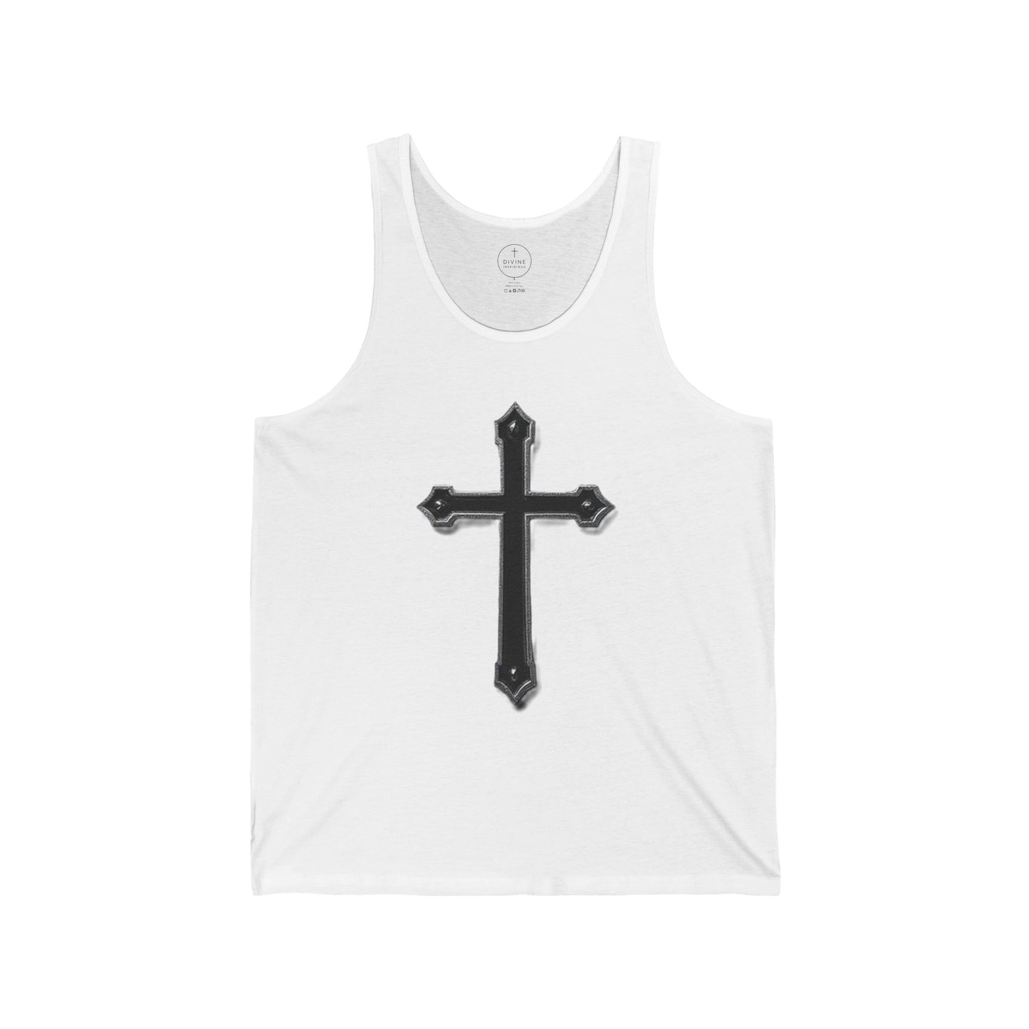 Warrior’s Black Cross - Men’s Christian Tank Top