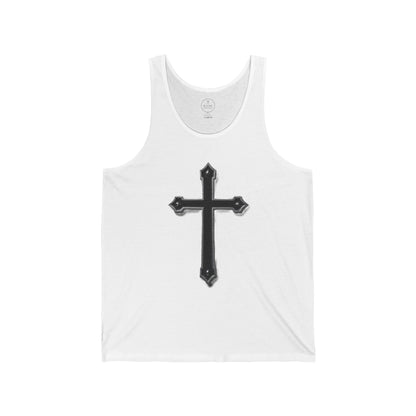 Warrior’s Black Cross - Men’s Christian Tank Top
