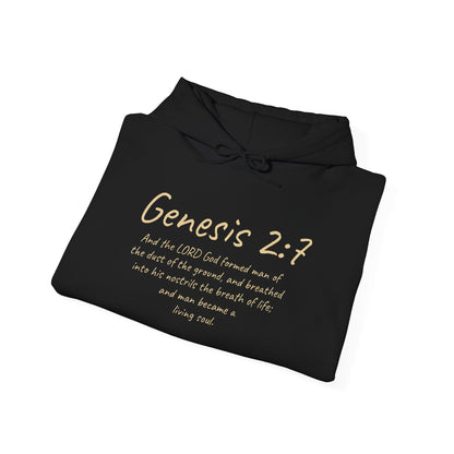 Formed from the Dust (Light Lettering) | Men’s Christian Hoodie with Genesis 2:7