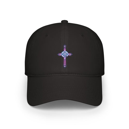 Elegant Gold Cross Hat – Faith-Inspired Christian Headwear