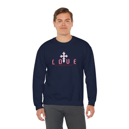 Fearless Love Men’s Sweater – Courage in Faith