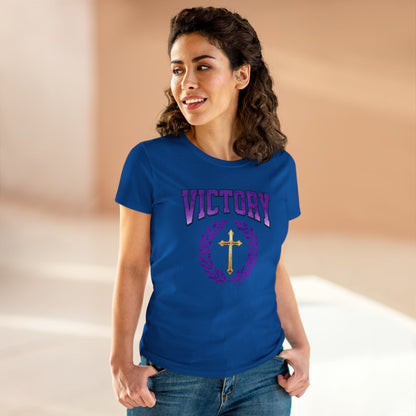 Divine Victory Women’s Tee – Victory in Every Step