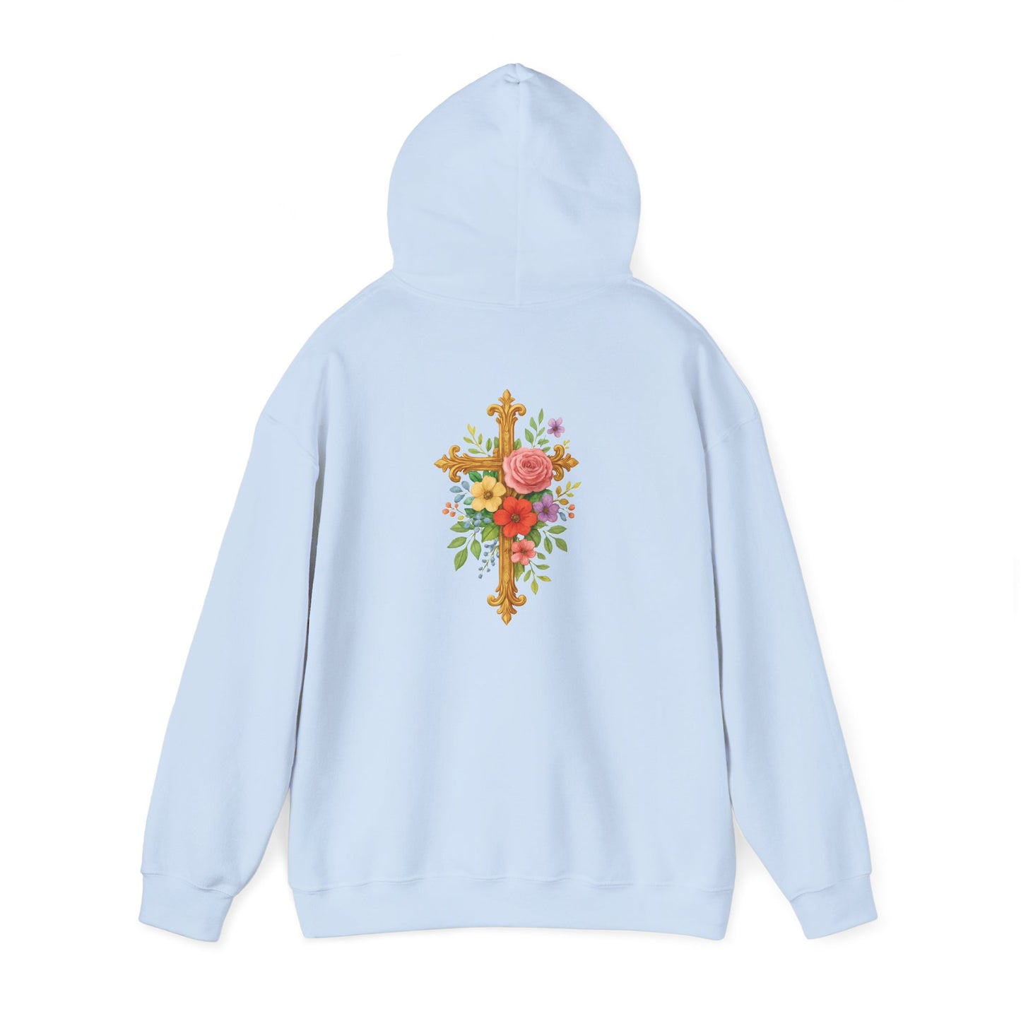 Floral Cross Women’s Christian Hoodie
