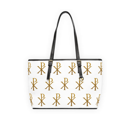 Gold Chi Rho Shoulder Bag – Timeless Elegance with Meaning