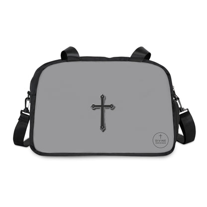 Divine Strength Fitness Bag in Grey – Faith in Motion