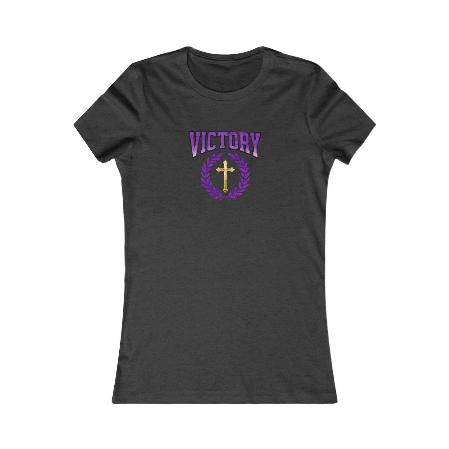 Victory Through Christ Women’s Tee – Bold Faith