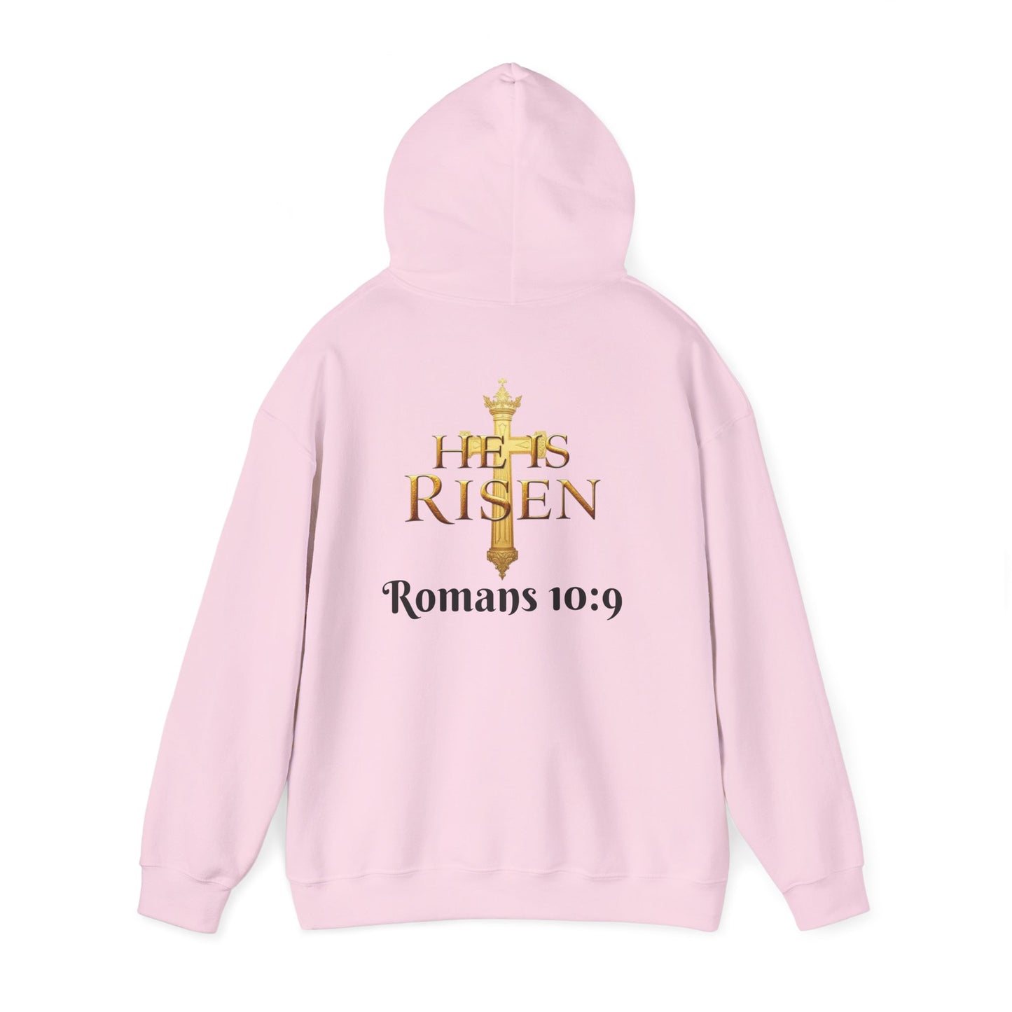 He Is Risen - Women's Christian Hoodie (Dark Lettering)