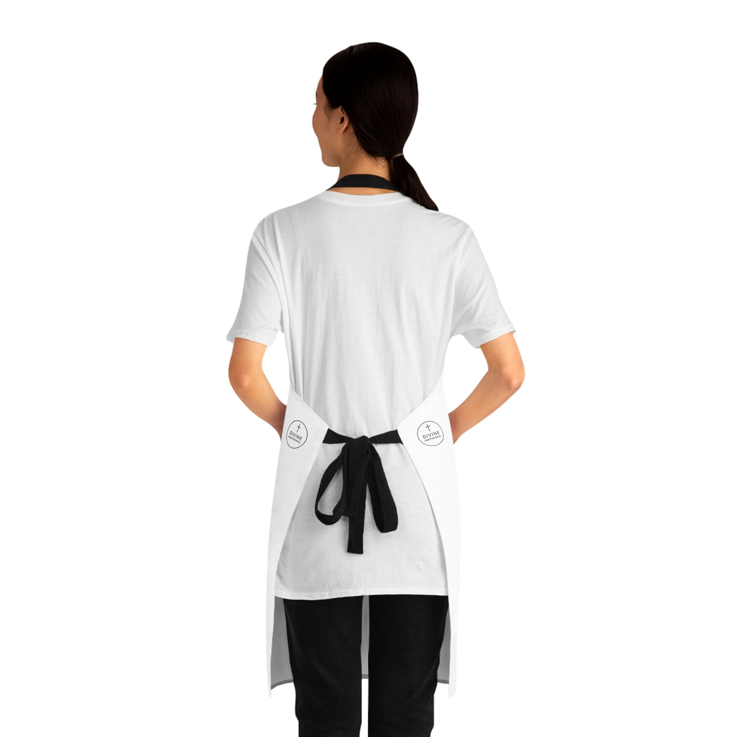 Chi Rho Alpha & Omega Christian Kitchen Apron – Faith in Every Step