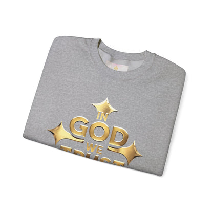 In God We Trust (Gold) - Women’s Christian Sweatshirt