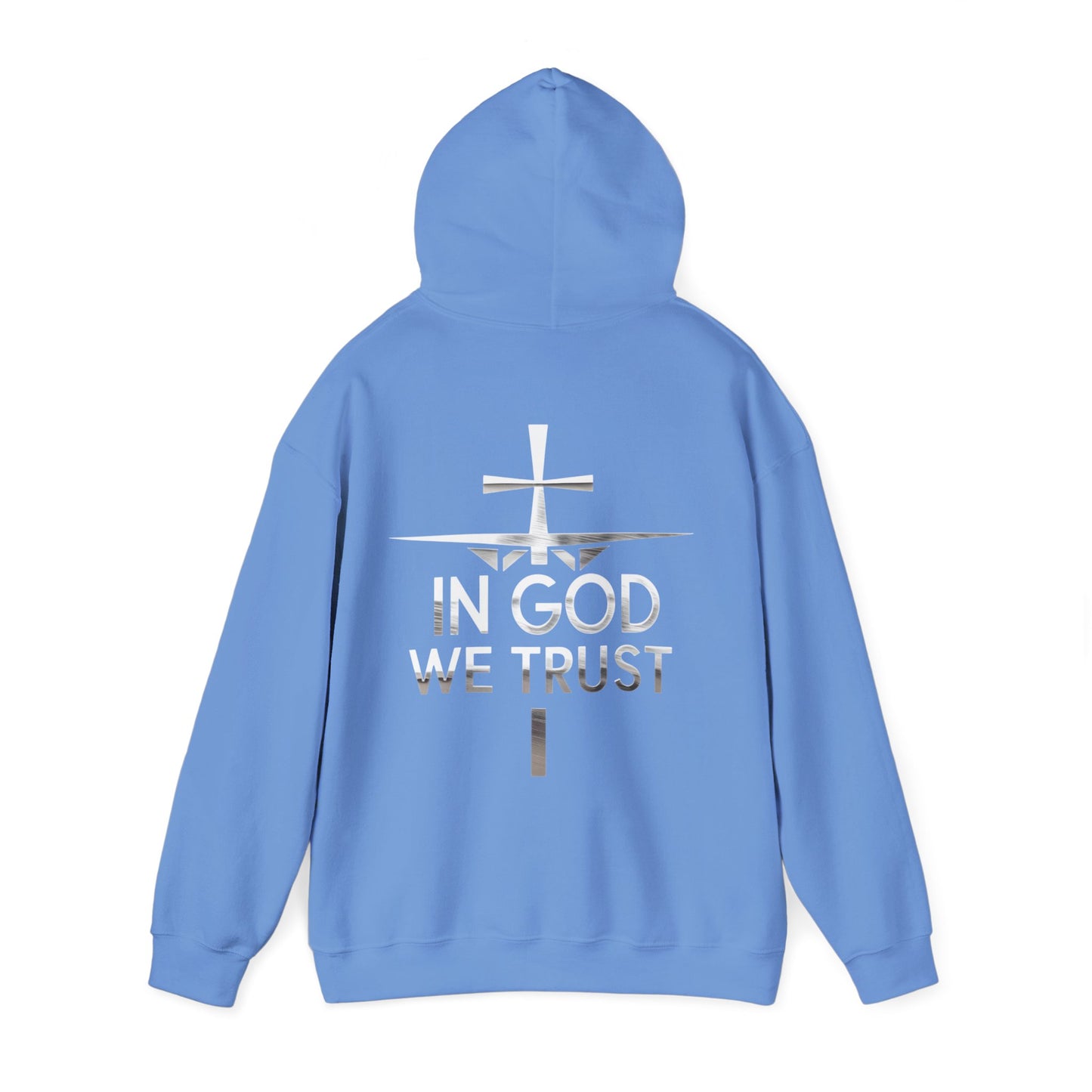 In God We Trust | Women’s Christian Hoodie with Back Design Print