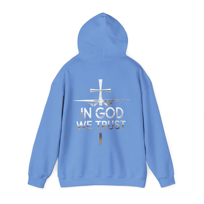 In God We Trust | Women’s Christian Hoodie with Back Design Print