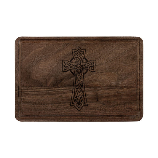 Celtic Cross of Faith — Heritage-Inspired Cutting Board